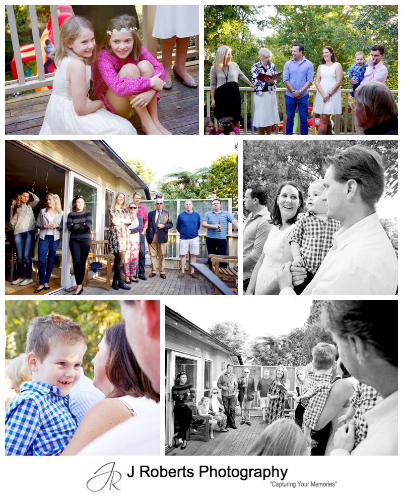 1st Birthday Party and Naming Ceremony Event Photography Sydney Family Home Mosman 